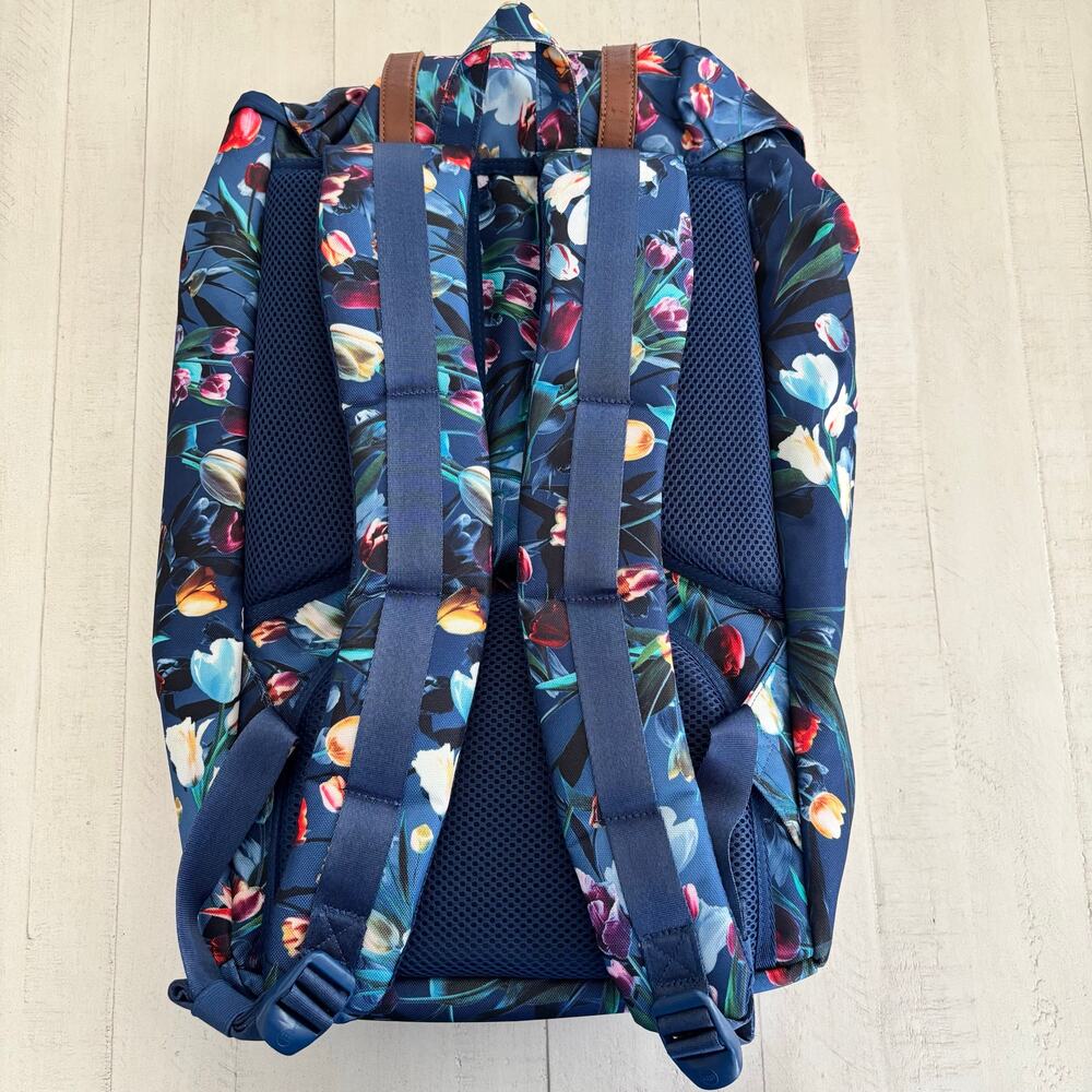 NWOT Herschel Little America Hoffman Tulips 25L Backpack Rucksack - Picture 2 of 8